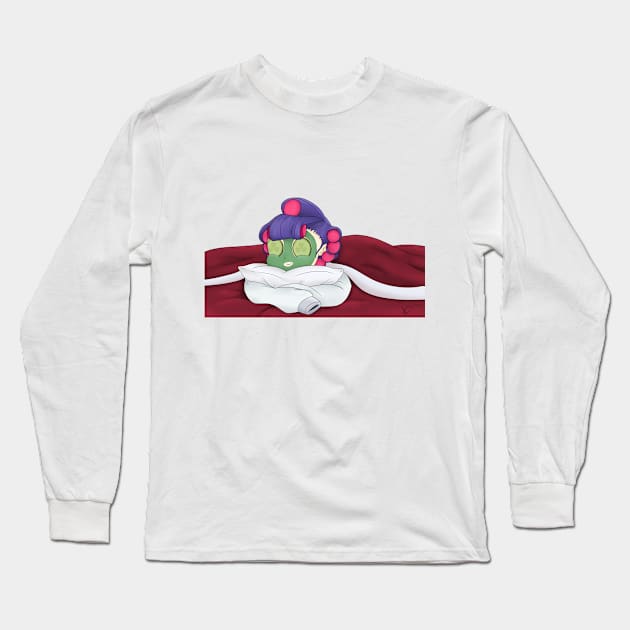 MLP Sleepy Time- Rarity Long Sleeve T-Shirt by BlondeDud